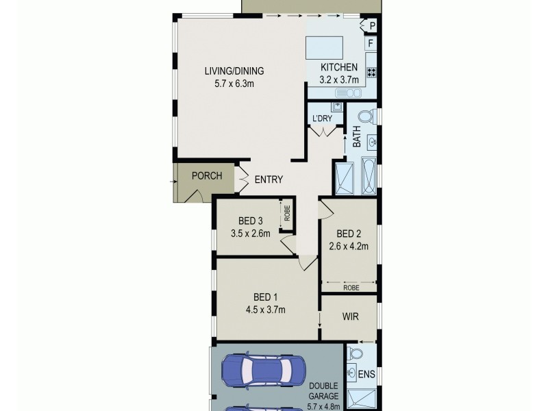 1 Borella Rd, Milperra NSW 2214 Floorplan