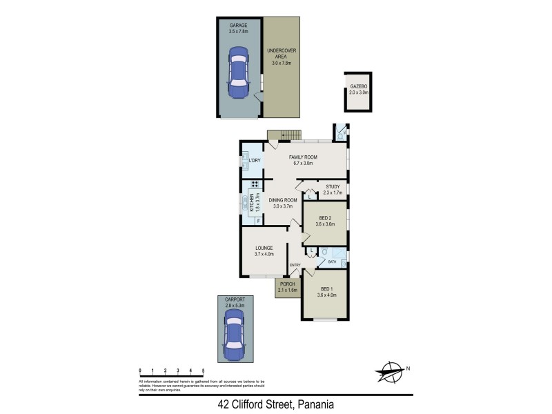 42 Clifford St, Panania NSW 2213 Floorplan
