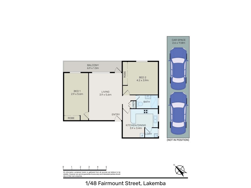 Unit 1/48 Fairmount St, Lakemba NSW 2195 Floorplan
