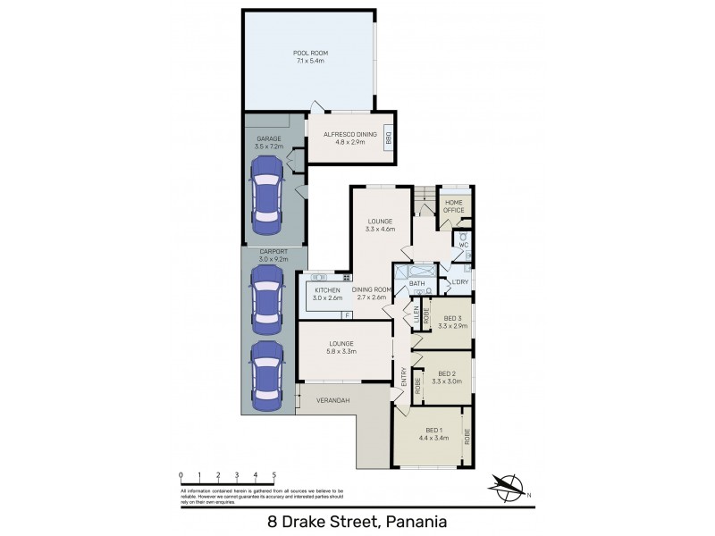 8 Drake St, Panania NSW 2213 Floorplan
