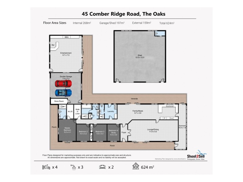45 Comber Ridge Road, The Oaks NSW 2570 Floorplan