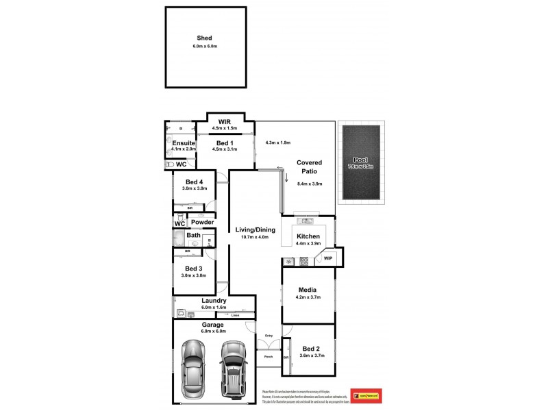 10 Lockyer Crescent, Bentley Park QLD 4869 Floorplan
