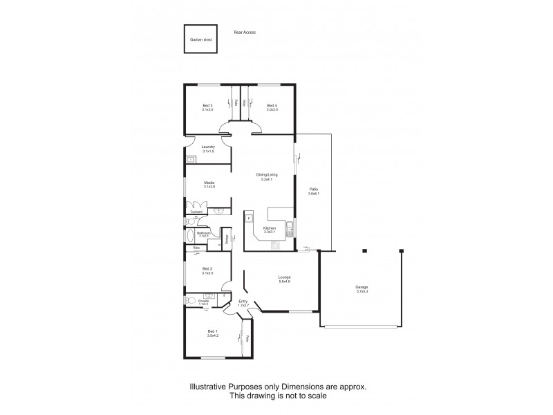 14 VERBENA DRIVE, Mount Sheridan QLD 4868 Floorplan