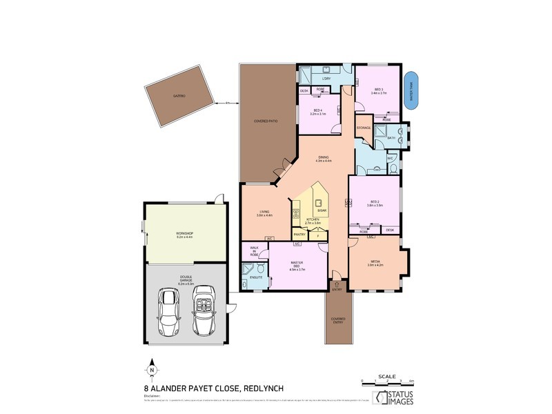 8 ALANDER PAYET CLOSE, Redlynch QLD 4870 Floorplan