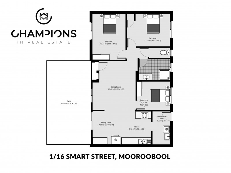 1/16 Smart Street, Mooroobool QLD 4870 Floorplan