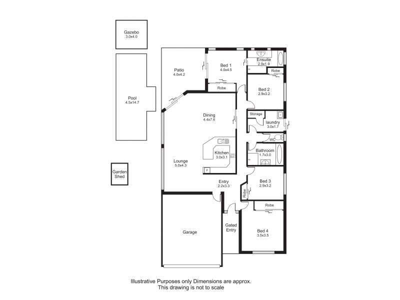 14 Mist Green Close, Brinsmead QLD 4870 Floorplan