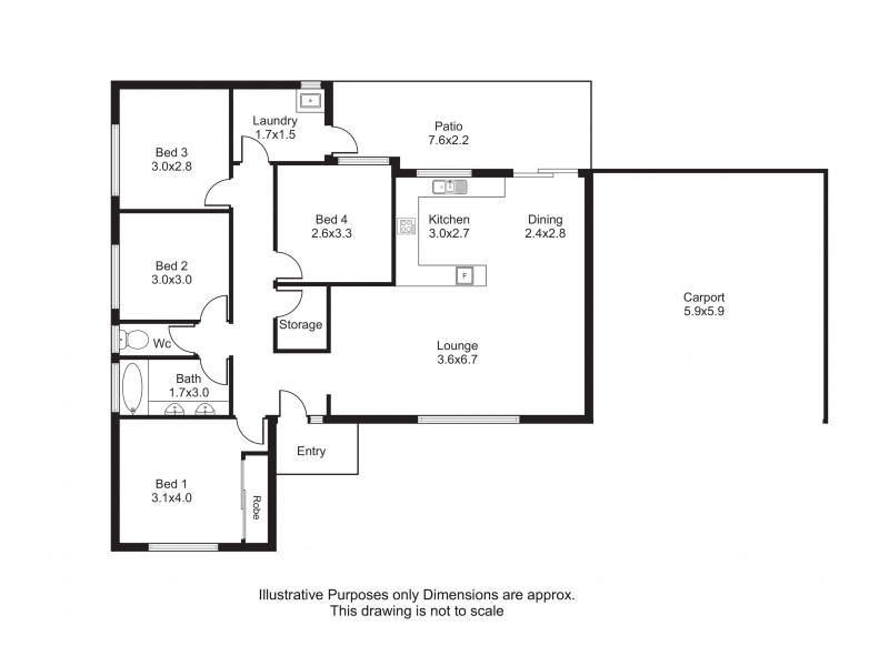 22 Damson Drive, Redlynch QLD 4870 Floorplan