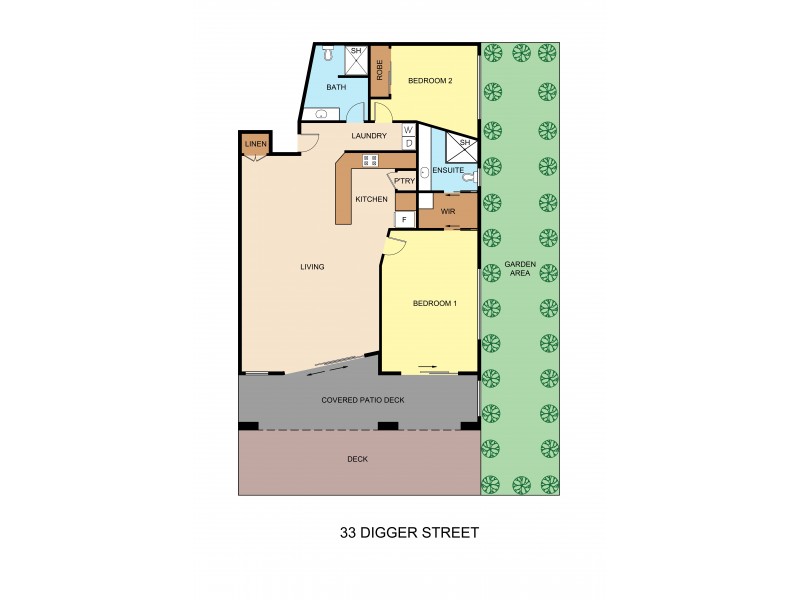 1/33 Digger Street, Cairns North QLD 4870 Floorplan