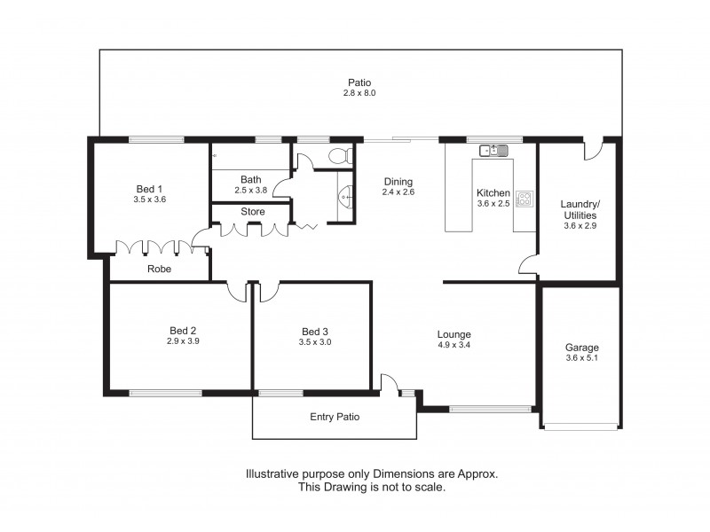 11 Veivers Close, Westcourt QLD 4870 Floorplan