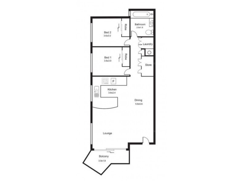 2/36 Cairns Street, Cairns North QLD 4870 Floorplan