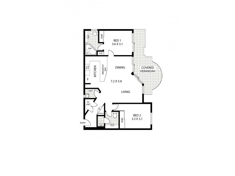 10/73 Spence Street, Cairns City QLD 4870 Floorplan