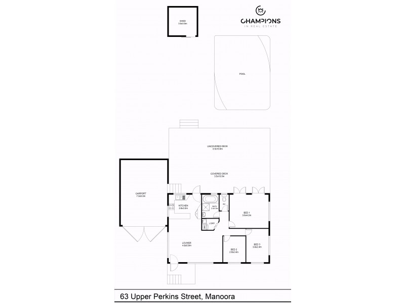 63 Upper Perkins Street, Manoora QLD 4870 Floorplan