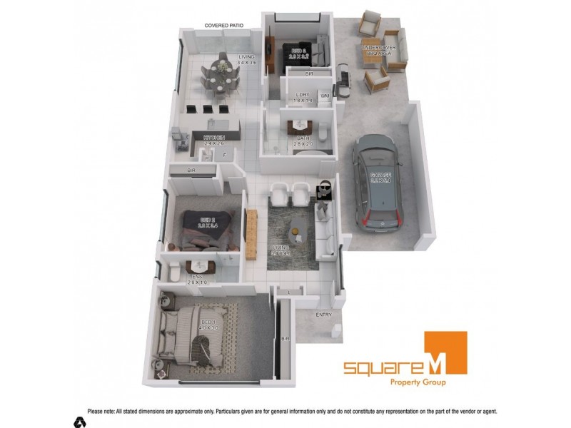 1/4 Rice Place, Oxley Park NSW 2760 Floorplan