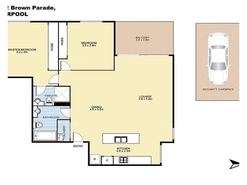 137/2 Browne Parade, Warwick Farm NSW 2170 Floorplan