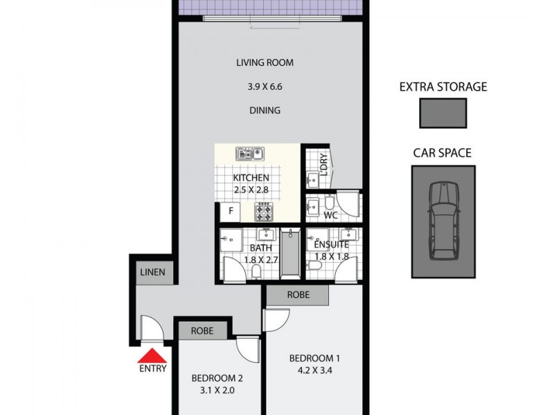 14/278-282 Railway Terrace, Guildford NSW 2161 Floorplan
