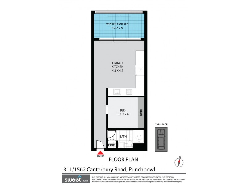 311/1562 Canterbury Rd, Punchbowl NSW 2196 Floorplan