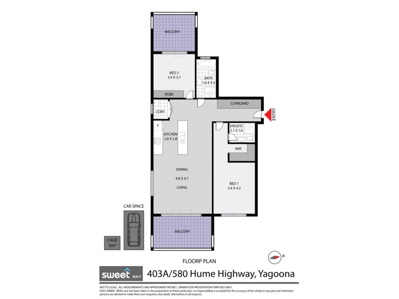 403A/580 Hume Highway, Yagoona NSW 2199 Floorplan