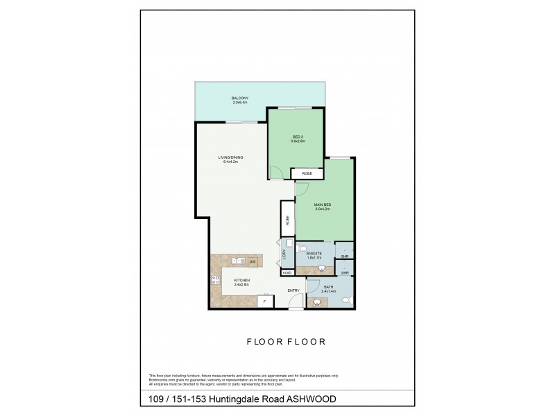 109/151-153 Huntingdale Road, Ashwood VIC 3147 Floorplan