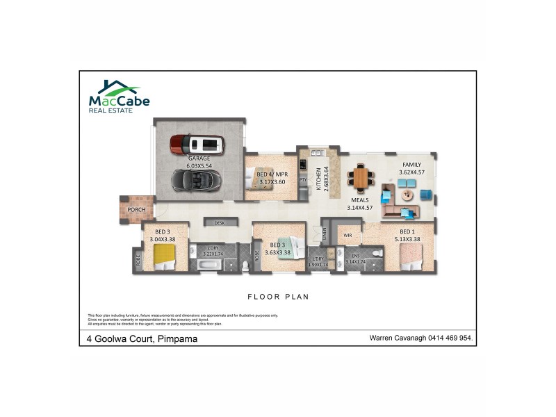 4 Goolwa Court, Pimpama QLD 4209 Floorplan