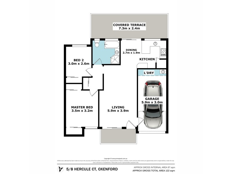 5/8 Hercule Court, Oxenford QLD 4210 Floorplan