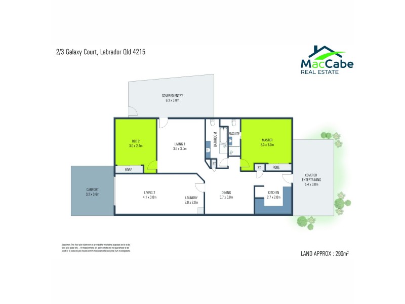 2/3 Galaxy Court, Labrador QLD 4215 Floorplan