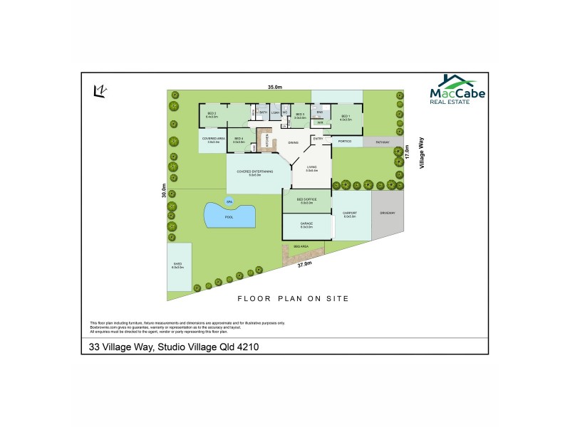 33 Village Way, Oxenford QLD 4210 Floorplan