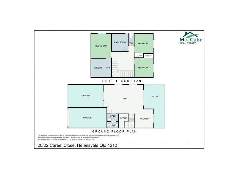 20/22 Careel Close, Helensvale QLD 4212 Floorplan