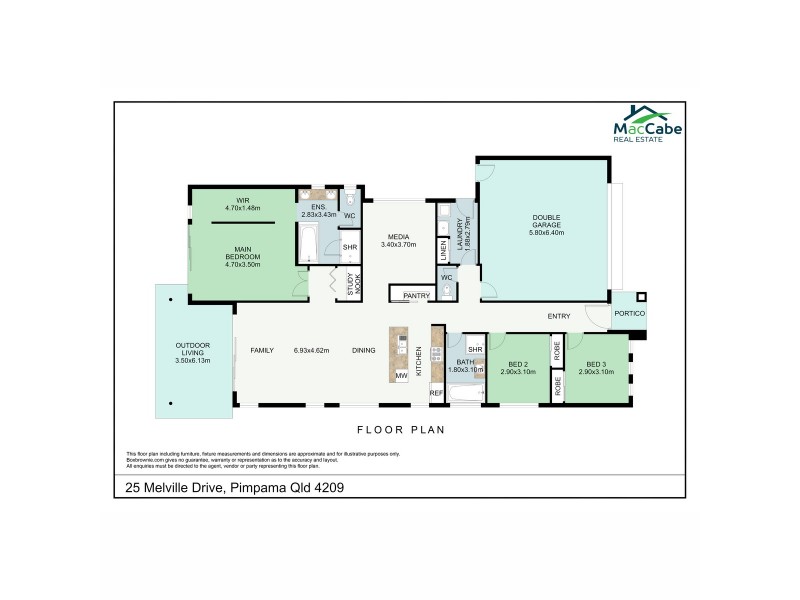25 Melville Drive, Pimpama QLD 4209 Floorplan
