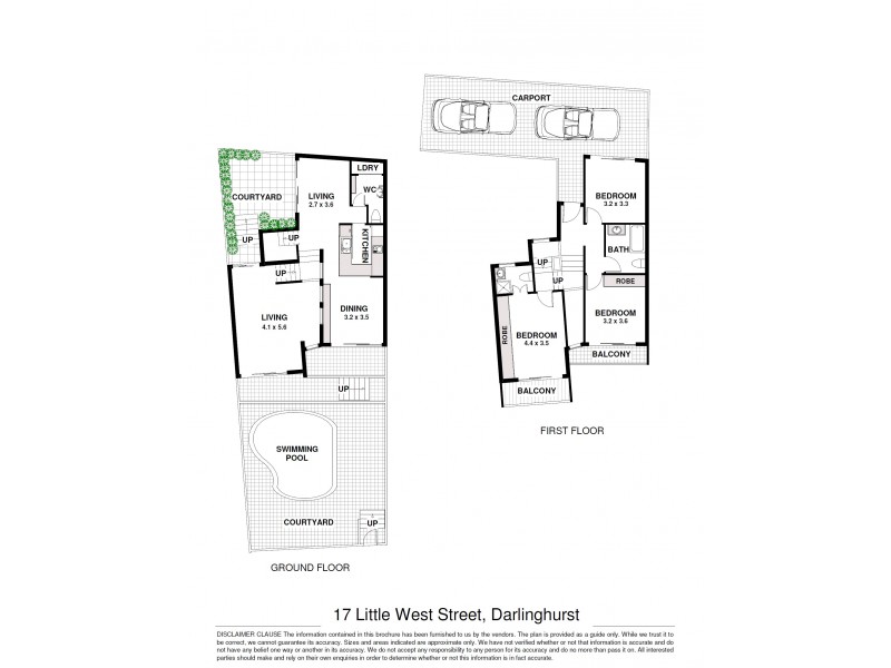 17 Little West Street, Darlinghurst NSW 2010 Floorplan