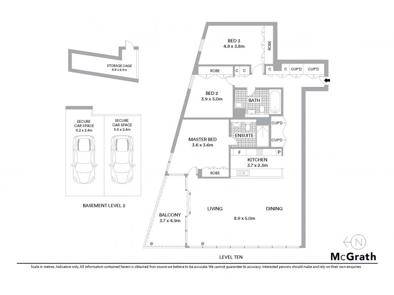 1004/38 Hickson Road, Sydney NSW 2000 Floorplan
