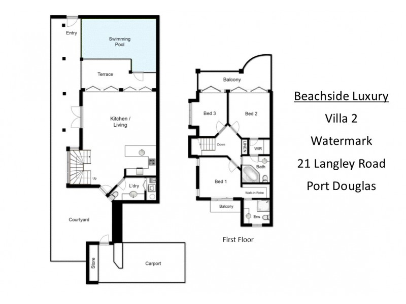 Villa 2/21 Langley Rd, Port Douglas QLD 4877 Floorplan