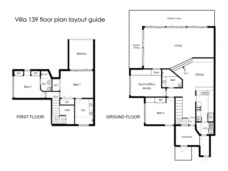 Mirage Villa 139 Bougainvillea Way East, Port Douglas QLD 4877 Floorplan