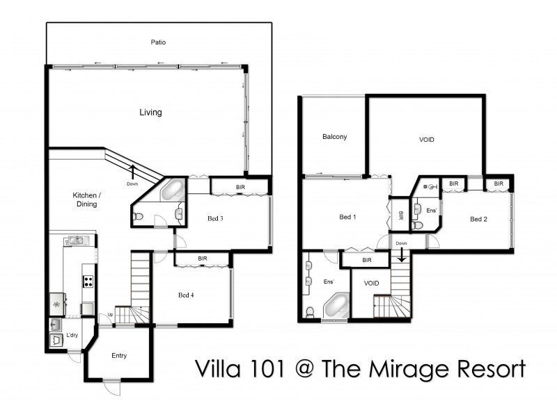 Mirage Villa 101 Bougainvillea Way, Port Douglas QLD 4877 Floorplan