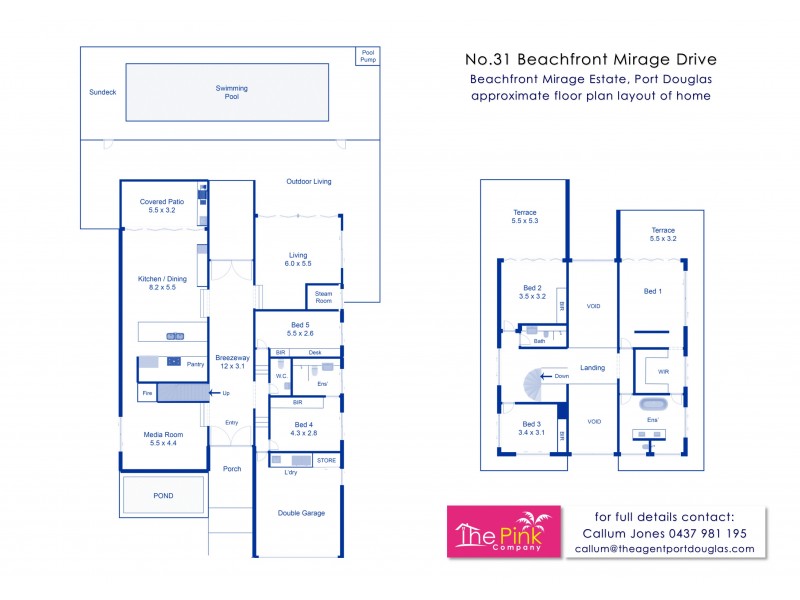 31 Beachfront Mirage Dr, Port Douglas QLD 4877 Floorplan