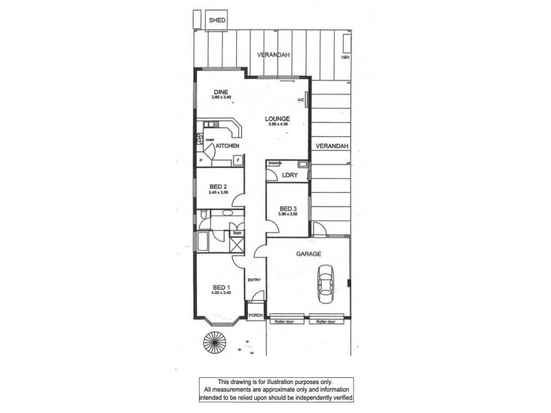 8 Fairfax Road, Ingle Farm SA 5098 Floorplan