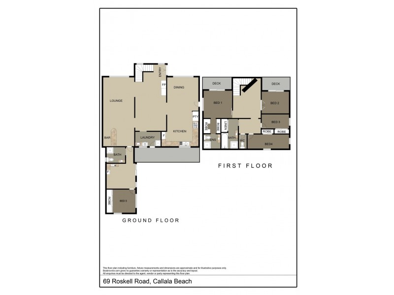 69 Roskell Road, Callala Beach NSW 2540 Floorplan