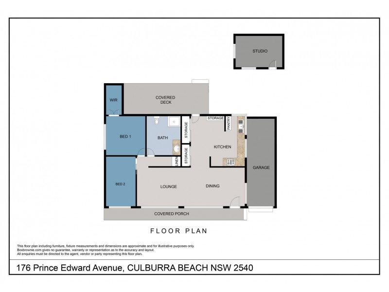 176 Prince Edward Avenue, Culburra Beach NSW 2540 Floorplan
