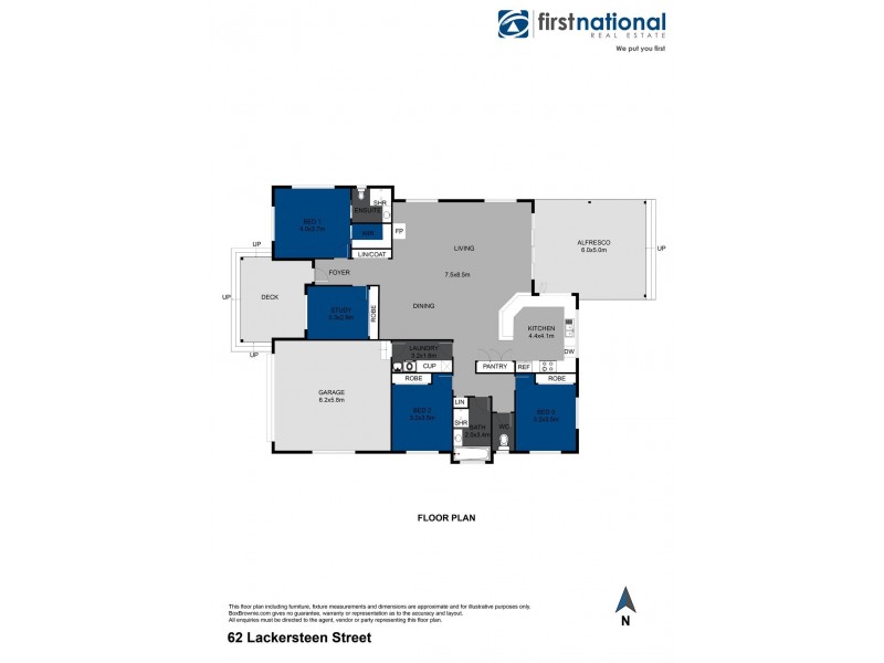 62 Lackersteen Street, Callala Bay NSW 2540 Floorplan
