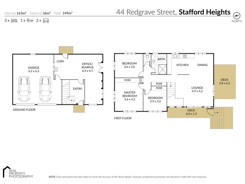 44 Redgrave Street, Stafford Heights QLD 4053 Floorplan