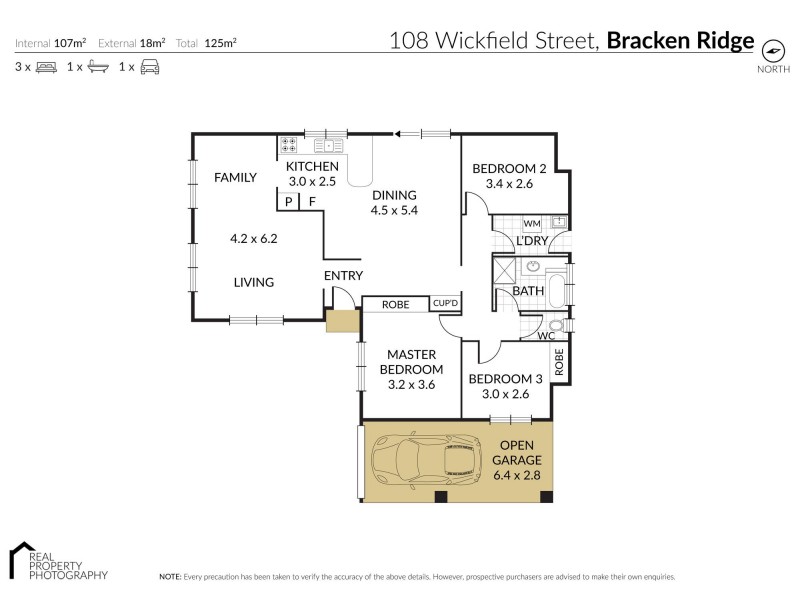 108 Wickfield Street, Bracken Ridge QLD 4017 Floorplan