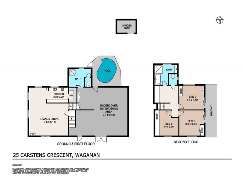 25 Carstens Crescent, Wagaman NT 0810 Floorplan