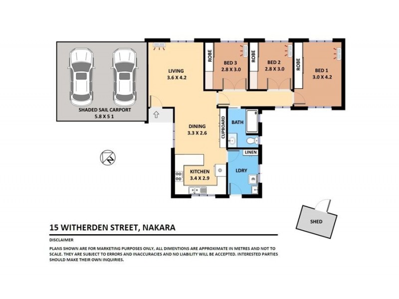 15 Witherden, Nakara NT 0810 Floorplan