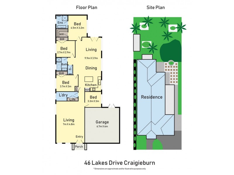 46 Lakes Drive, Craigieburn VIC 3064 Floorplan