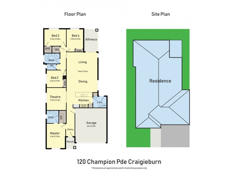 120 Champion Parade, Craigieburn VIC 3064 Floorplan