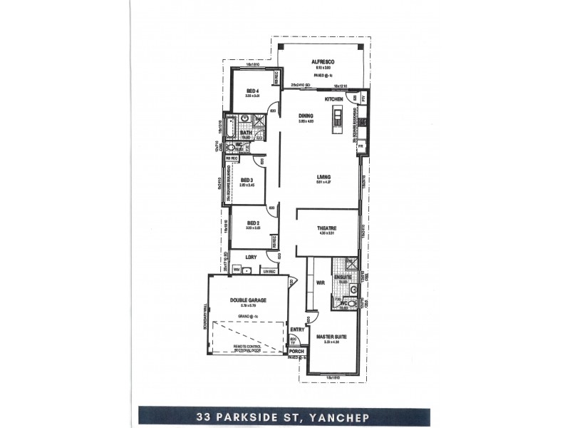 33 Parkside Street, Yanchep WA 6035 Floorplan