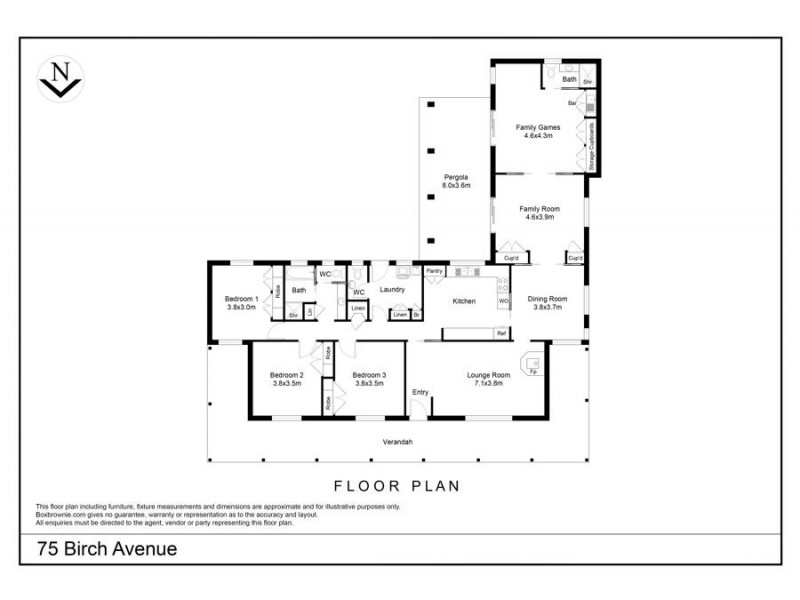 75 Birch Avenue, Dubbo NSW 2830 Floorplan
