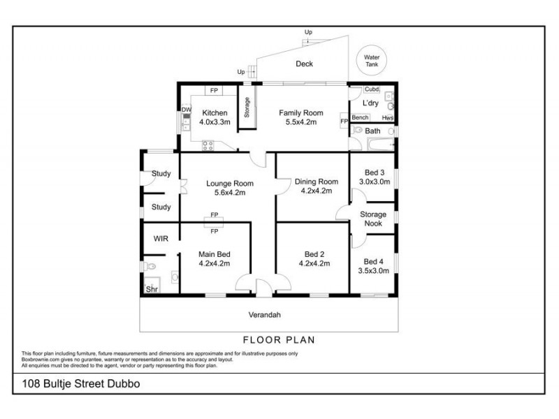 107 Bultje Street, Dubbo NSW 2830 Floorplan