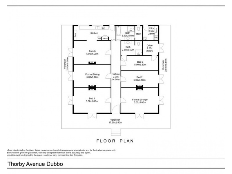 8 Thorby Avenue, Dubbo NSW 2830 Floorplan