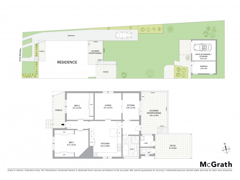 4 Parkside Drive, Sandringham NSW 2219 Floorplan