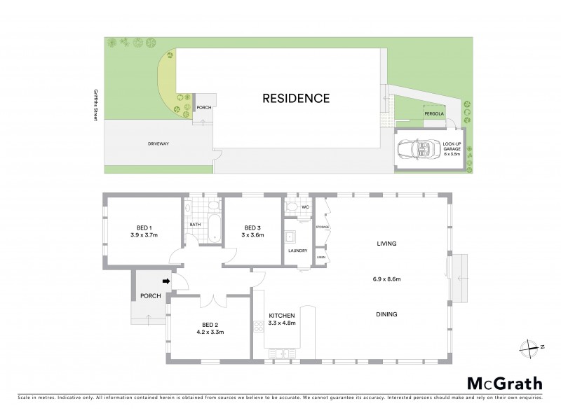 36 Griffiths Street, Sans Souci NSW 2219 Floorplan